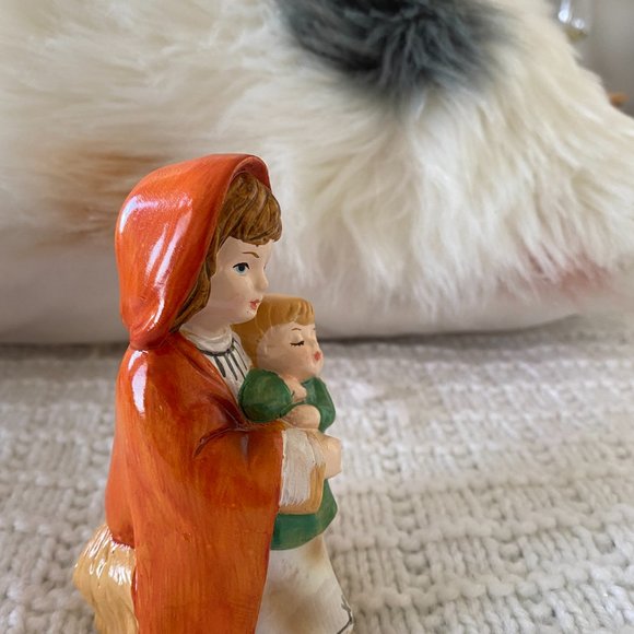 Enesco Christmas Children's Theater Nativity Ceramic Pieces 1979 - Picture 4 of 5